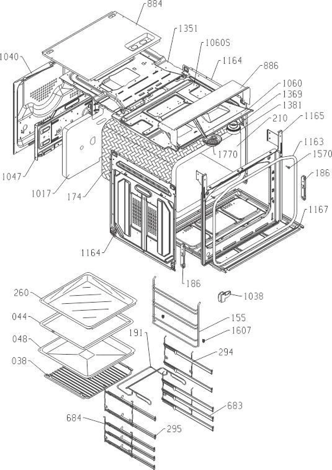Explosionszeichnung Gorenje 514114 BCP637WOT Explosionszeichnung Gorenje 514114 BCP637WOT