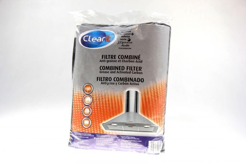 Brandt AS0019422 Kohlefilter - Filtre mixtecombiné graisse + charbon