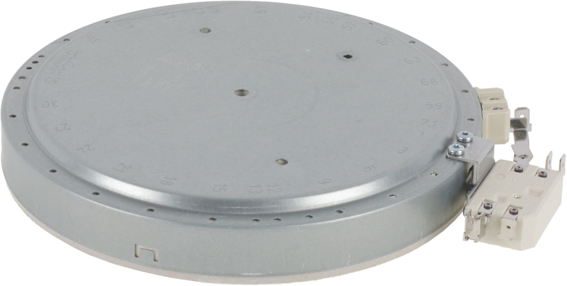 Bosch Siemens Strahlenheizkörper 00644726 für Herd 2002032842 Heizzone 2000W 230V Ersatzteil
