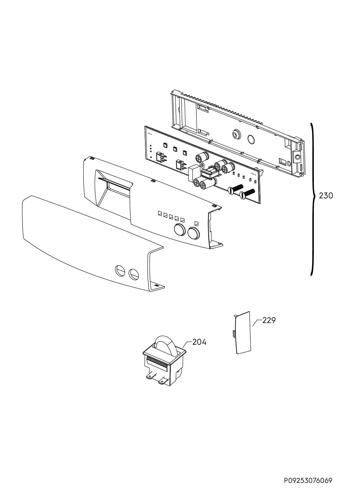 Explosionszeichnung Progress 93303355200 PKG1454