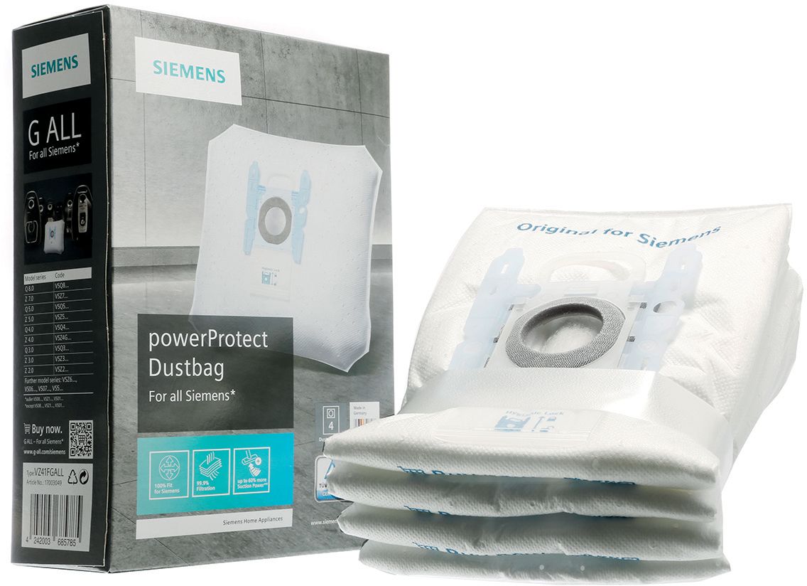 Siemens Synchropower VS06B1110/12 Beutel 4 Stück Ersatzteil