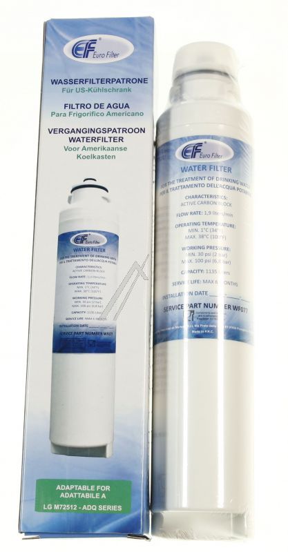 Eurofilter ADQ32617703 Wasserfilter - Wf077 wasserfilter alternativ für lg m7251242 fr06