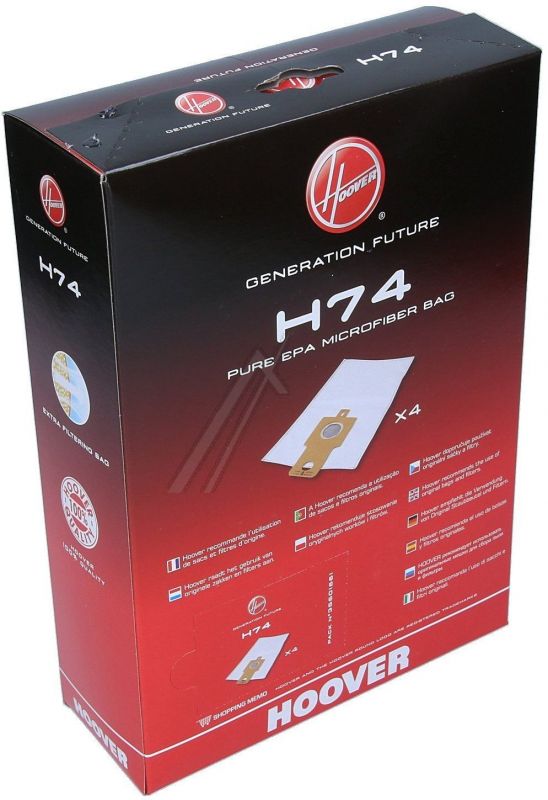 Candy Hoover 35601661 Staubsaugerbeutel - H74 hepa staubbeutel