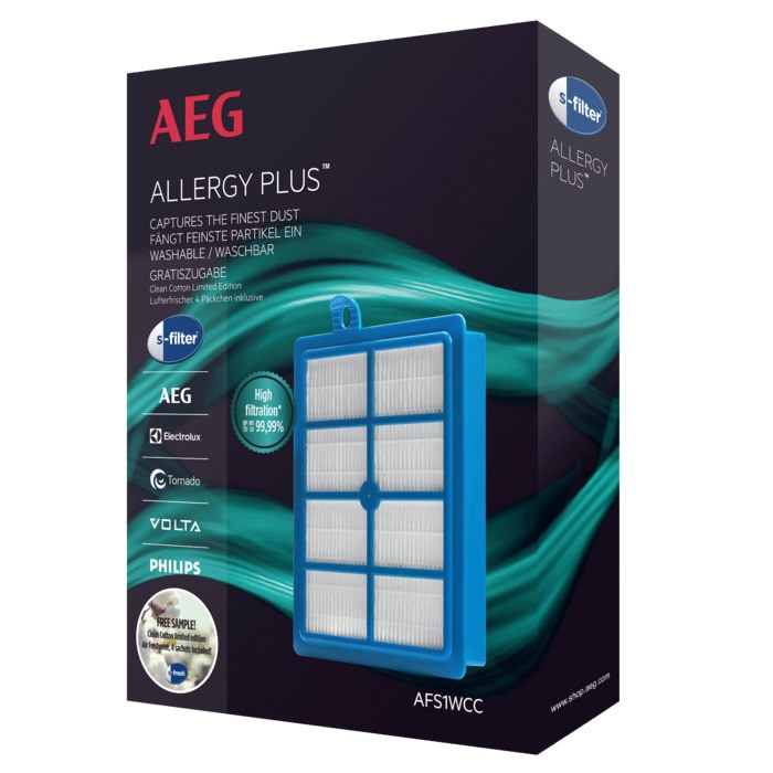 AEG Electrolux 9001677690 Staubsaugerfilter - Afs1w allergie plus filter waschbar