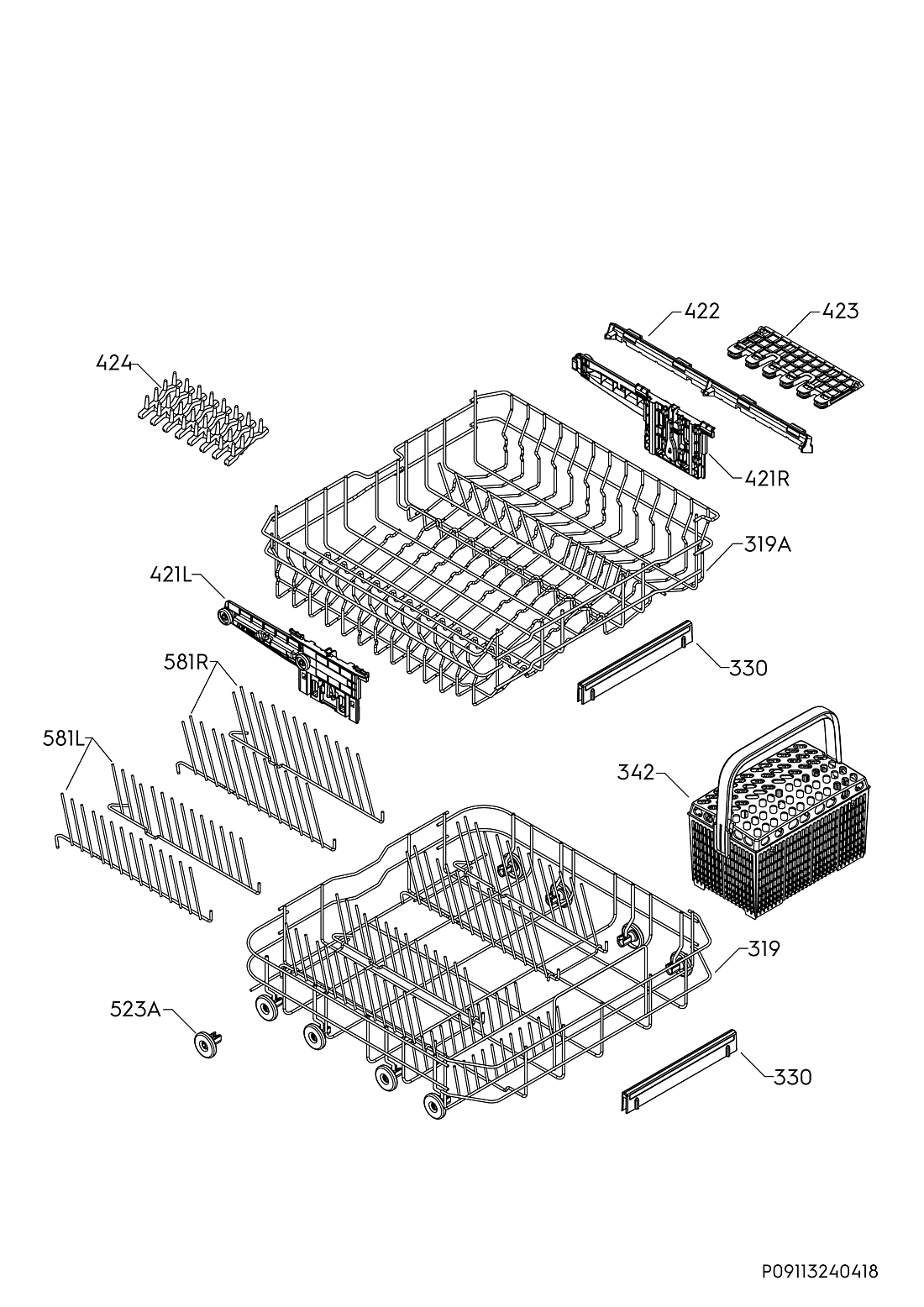 Explosionszeichnung Ikea 91153649503 RENODLAD 30475619 Explosionszeichnung Ikea 91153649503 RENODLAD 30475619