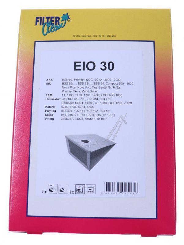 Filter Clean 000019KA Staubsaugerbeutel - Eio30 staubsaugerbeutel inhalt 5+1+1