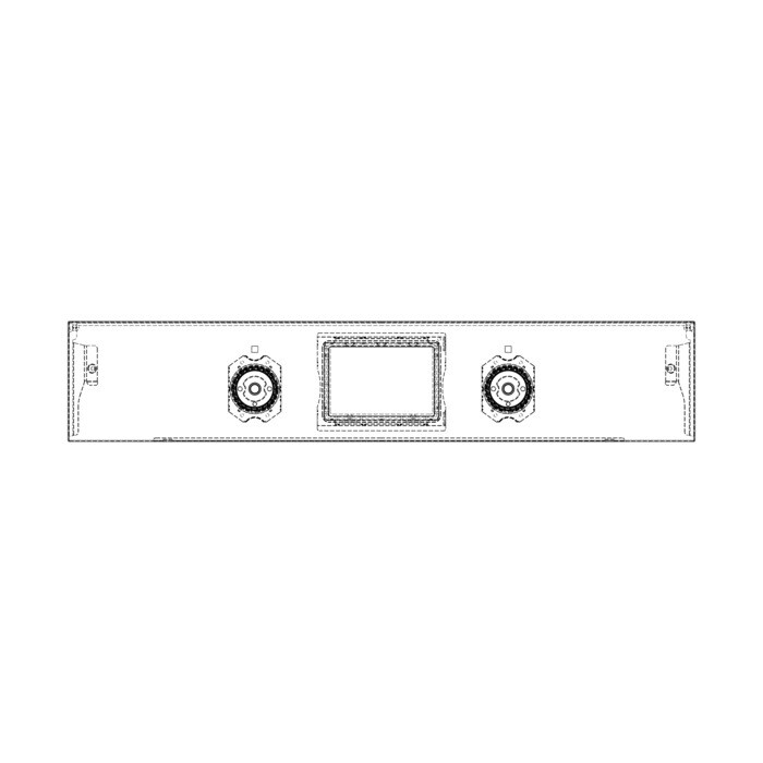 AEG Electrolux 140152823047 Bedienteilblende - Bandeau,inox,60cm,set,2k