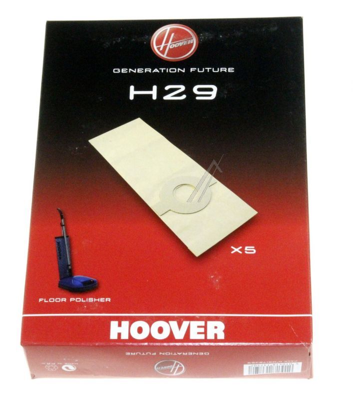 Candy Hoover 09178369 Staubsaugerbeutel - H29 f2002 papier-staubbeutel 5 stück