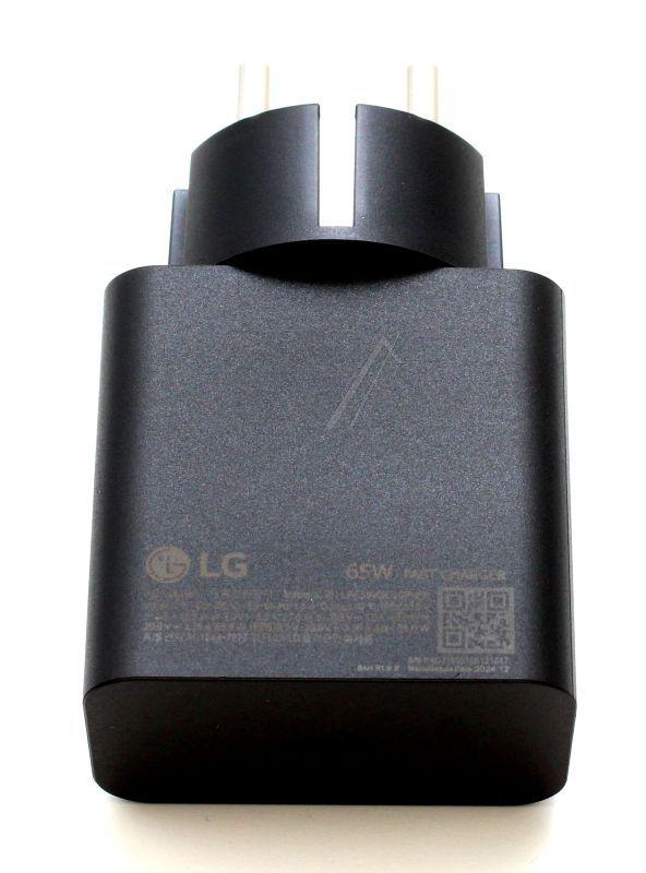 LG EAY65910812 - Adapters lp65wgc20p-ek(black) 100-240vac 5,9,15,20 3,3,3,3.25 50/60hz cb kc ce erp wall 3p usb type-c 65w usb-pd pdo