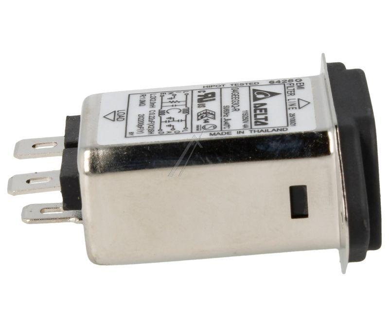 Amica 1037920 - Filtr przeciwzakóceniowy 2x2mh 2x2.2n 0,22u 4a