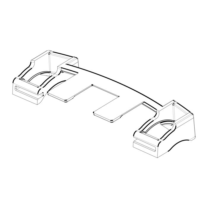 AEG Electrolux 140042128060 Abdeckkappe - Deckel,türscharnier,dunkelgrau