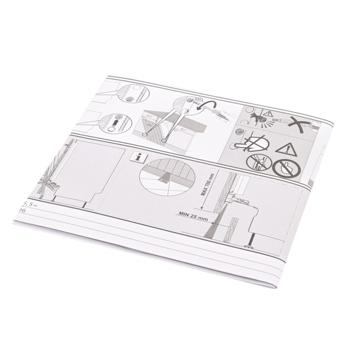 AEG Electrolux Schablone integrierbar 140035669138 für Geschirrspüler Ersatzteil