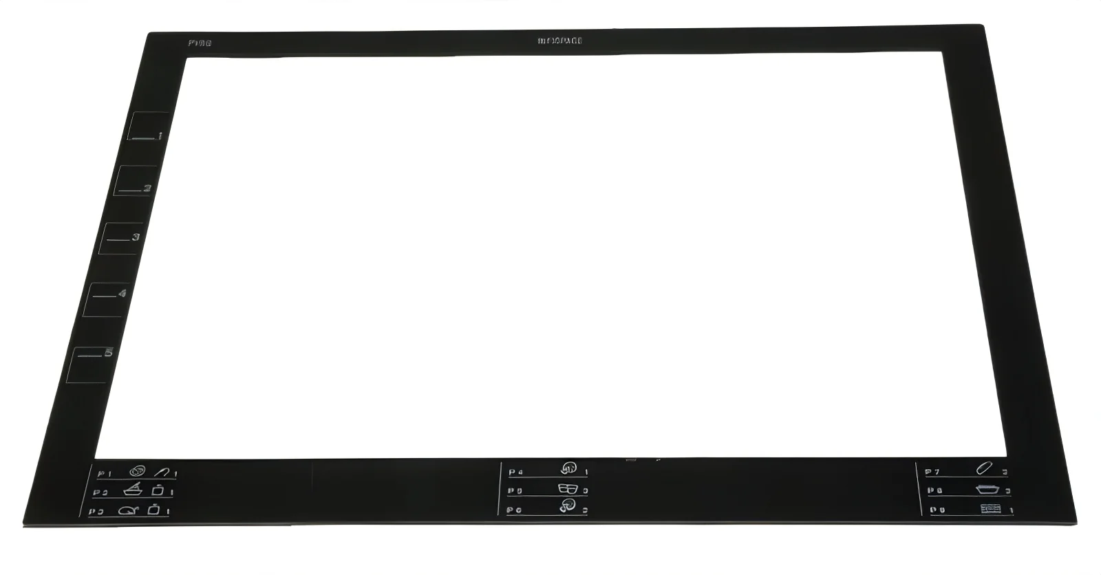 AEG Electrolux 5616625090 Innenscheibe - Szyba drzwi,sitodruk,wysoko-temperaturowy,524x402