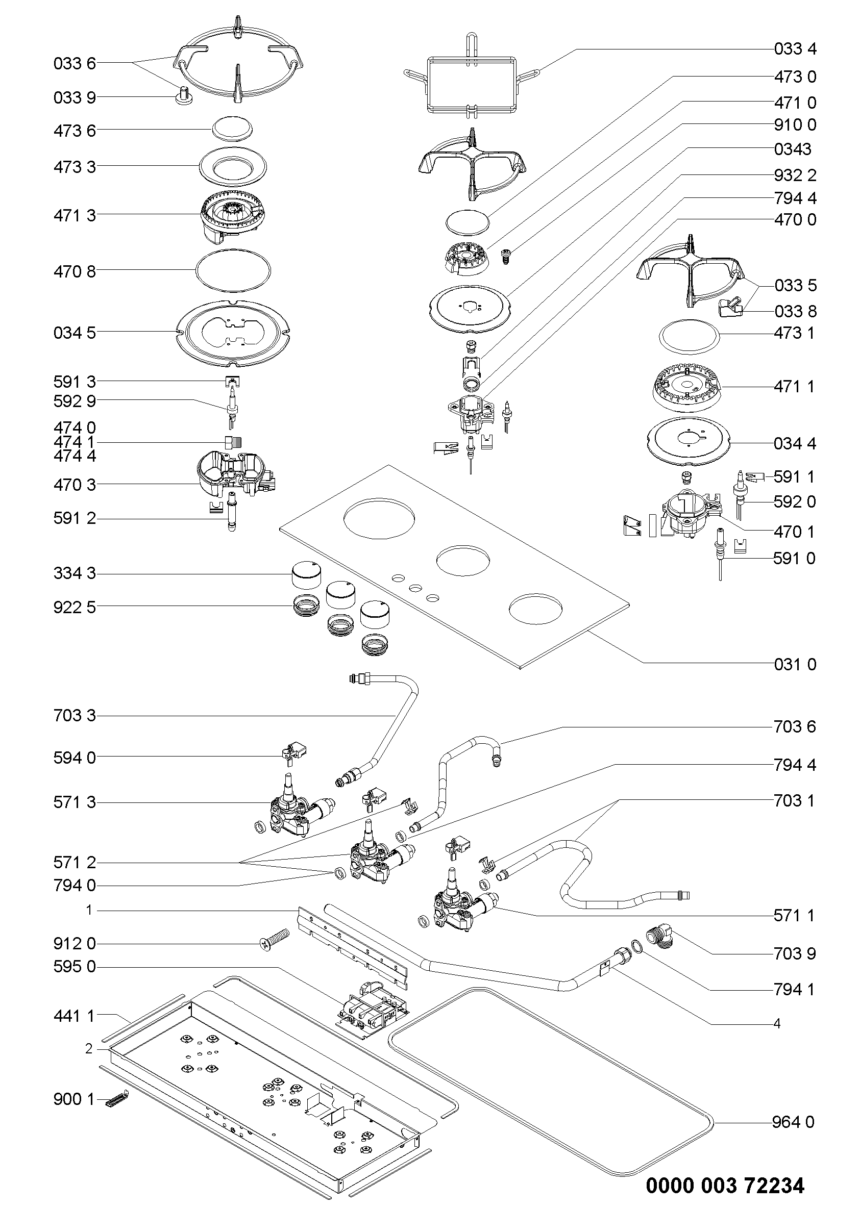 Explosionszeichnung Ikea 857939022001 HBN G720 B Explosionszeichnung Ikea 857939022001 HBN G720 B