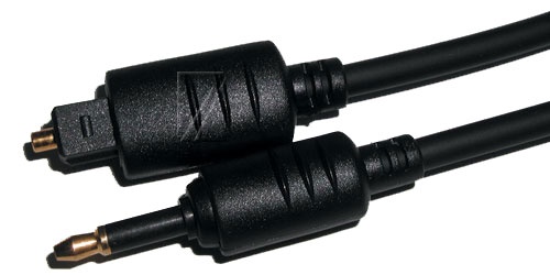 COM Lichtleiterverbindung - Lichtleiterkabel 3,0m/toslink-3,5mm optical jack