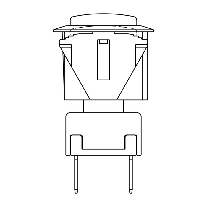 AEG Electrolux 3570381131 Taster - Drehwahlschalter,einpolig