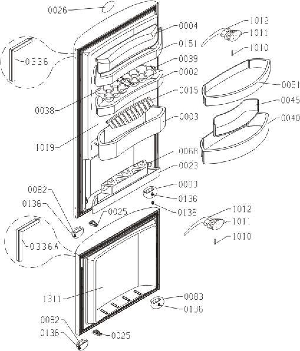 Explosionszeichnung Gorenje 393935 RK60319OC Explosionszeichnung Gorenje 393935 RK60319OC