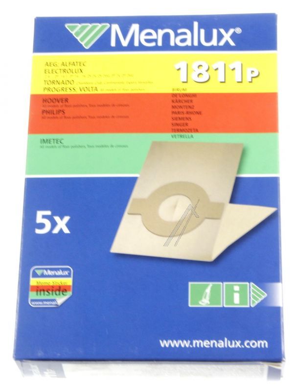 AEG Electrolux 9002562172 Staubsaugerbeutel - 1811p 5 bags