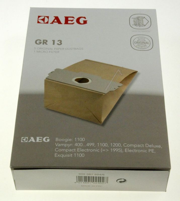 AEG Electrolux 9000876046 Staubsaugerbeutel - Gr13 staubsaugerbeutel 5 stück