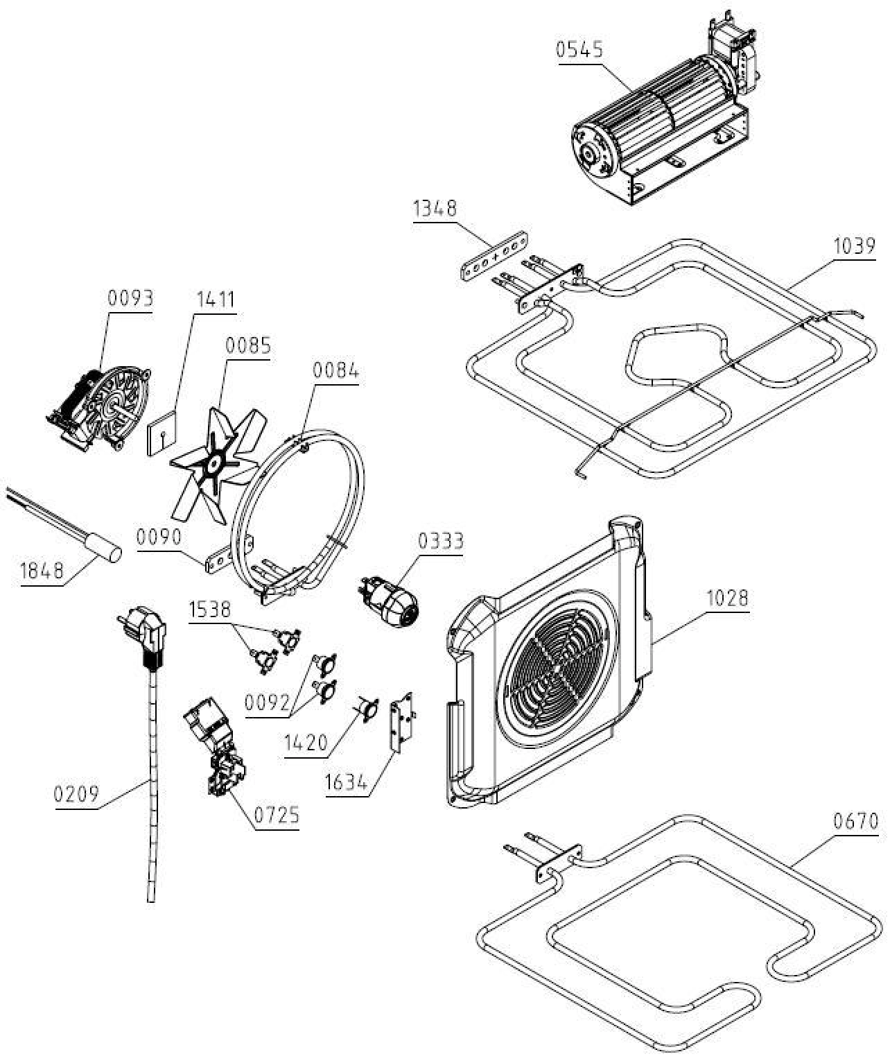 Explosionszeichnung Gorenje 733273 BCPI637E301XG Explosionszeichnung Gorenje 733273 BCPI637E301XG