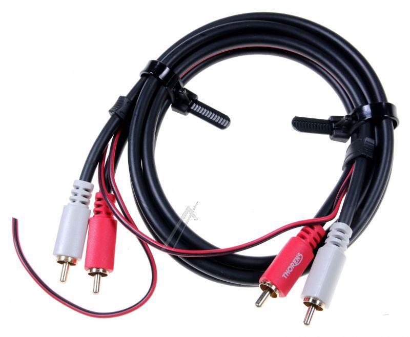 Thorens 1295095 Cinchkabel - C phono kabel 1m mit masseleitung