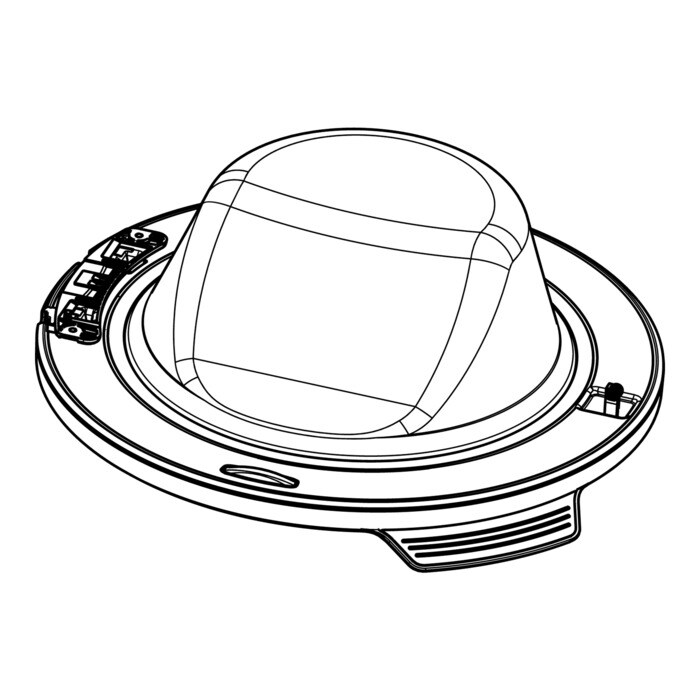 AEG Electrolux 140155141413 Bullauge - Tür,geschweisst,weiss/silber,ø4