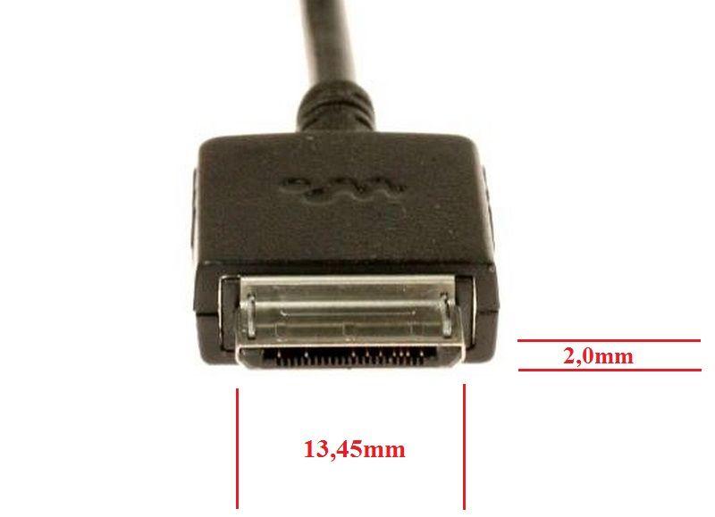 COM USB-Verbindung - Datenkabel komp. zu passend für sony mp3 player player-usb zu wm-port