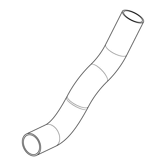 AEG Electrolux 3877978019 Rohr - Rohr,wrasenaustritt,oberer ofe