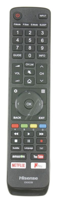 Hisense T210141 - Fernbedienung en3g39\\roh