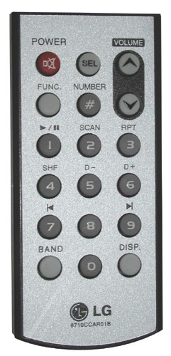 LG 6710CCAR01B - Fernbedienung