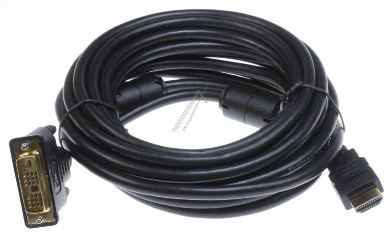 COM - Hdmi-a-stecker / dvi-d stecker(18+1) schwarz, 5,0m