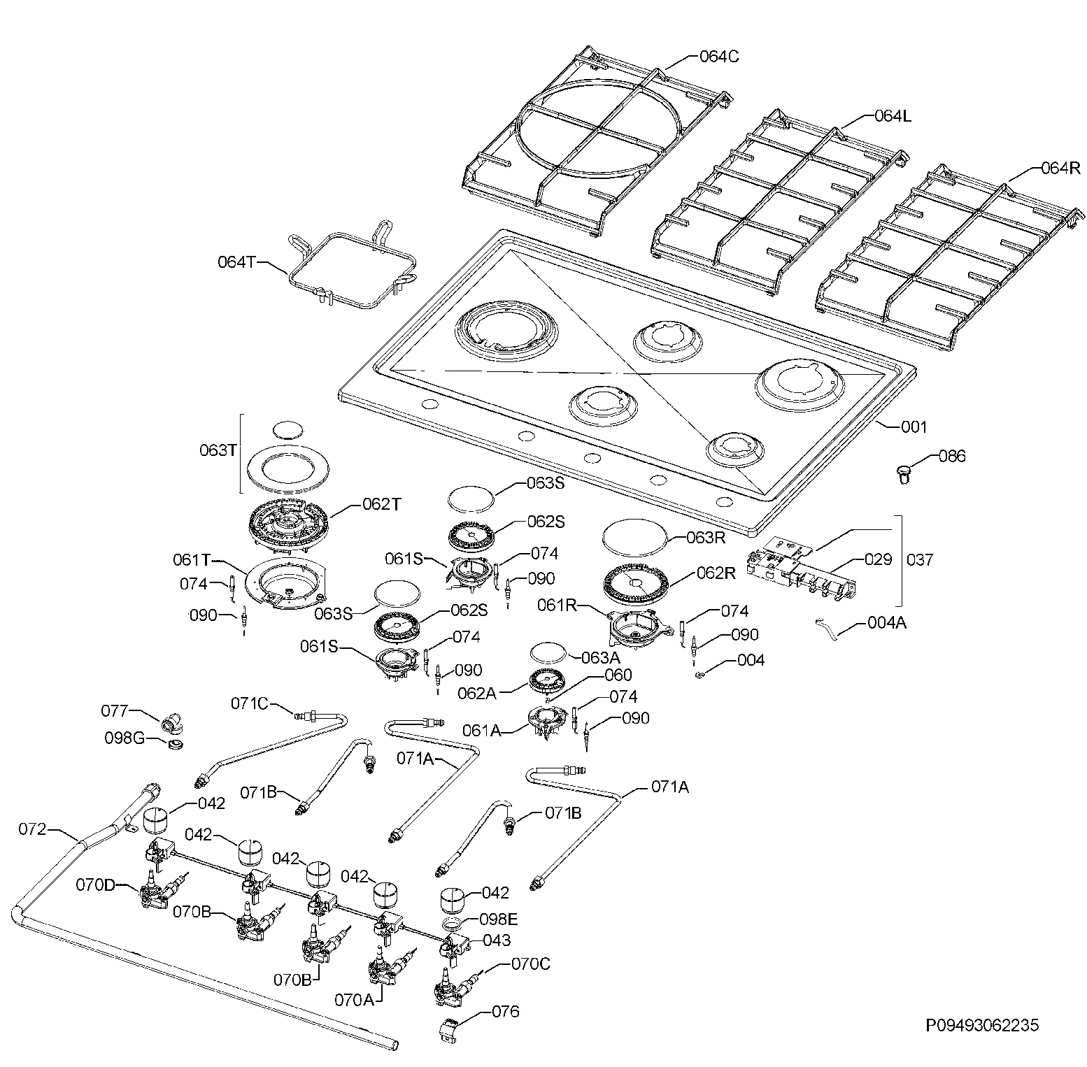 Explosionszeichnung Ikea 94963042400 FRAMTID FHGA5K