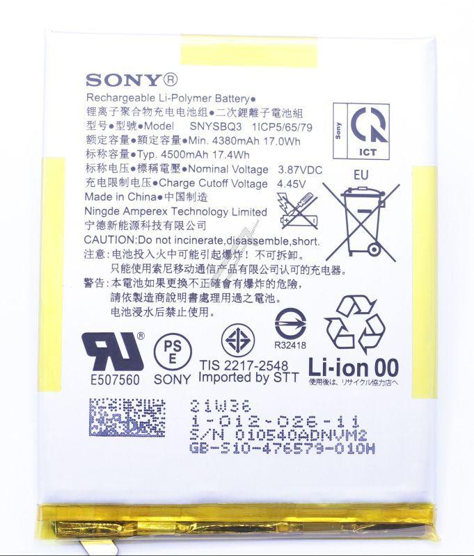 Sony 101202611 GSM Akku - Snysbq3 battery snysbq3 (xq-be42, xq-be52, xq-be62, xq-be72)