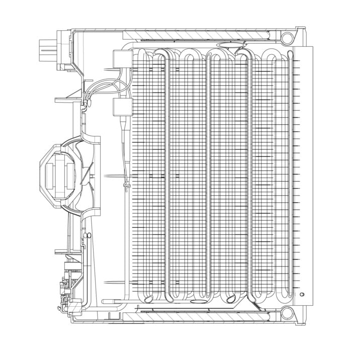 AEG Electrolux 2425517147 Verdampfer - Verdampfereinheit,satz AEG Electrolux 2425517147 Verdampfer - Verdampfereinheit,satz