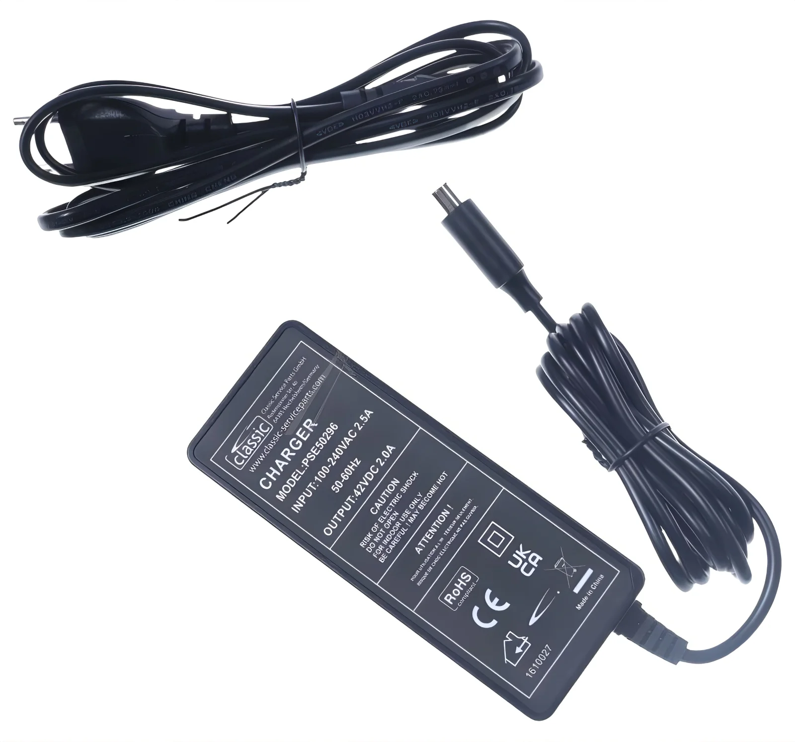 Ladegerät für E Scooter 42V 2A 84W universal Ersatzteil