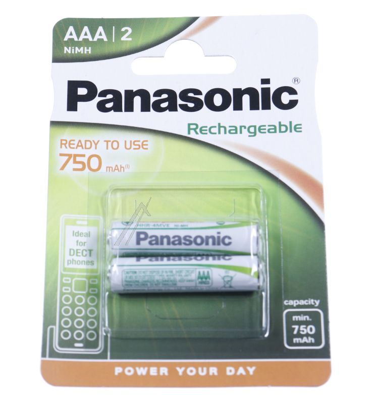 Panasonic HHR4MVE2BDDECT Mikroakku AAA 1,2V - Hhr-4 hhr-4mve/2bd dect ready to use aaa dect akku 750mah 2er blister
