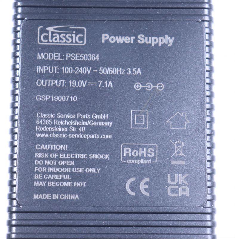 Classic PSE50364EU - 19v-7,1a-135w pse50364 eu netzteil / ladegerät mit netzkabel