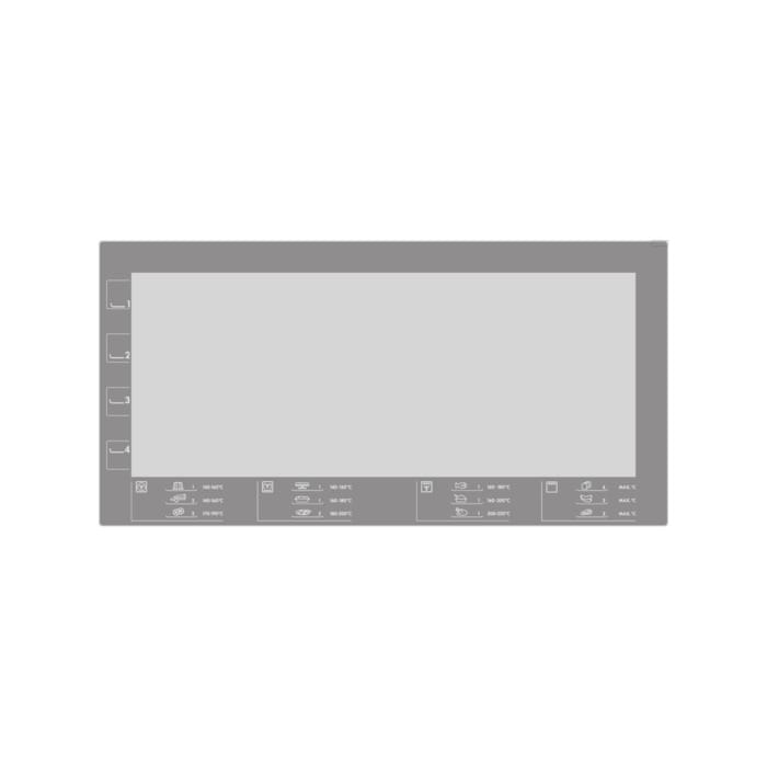 AEG Electrolux 5550284011 Backofenglasscheibe - Türglas,bedruckt,524x263mm
