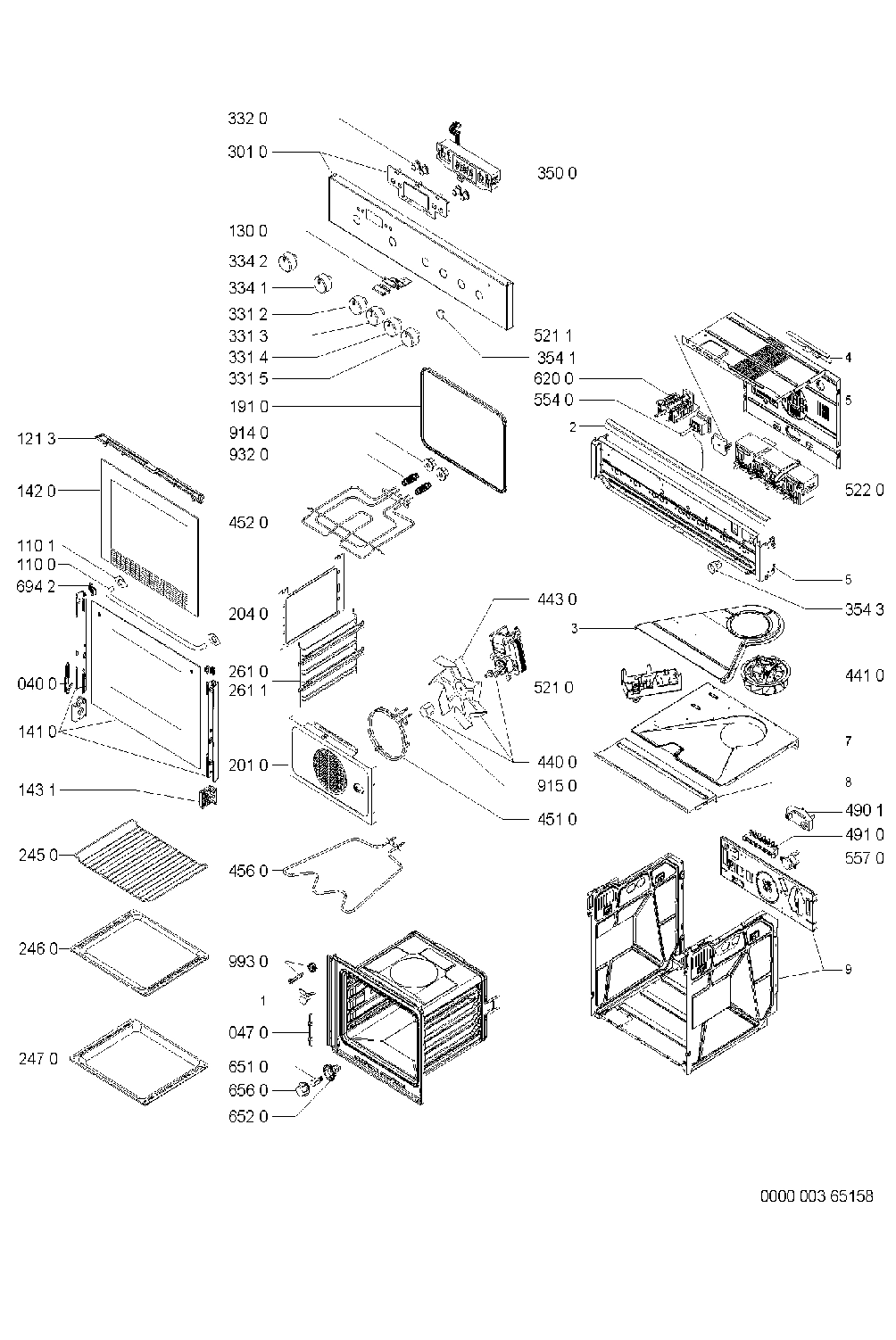 Explosionszeichnung Ikea 857917601000 OBU C00 W Explosionszeichnung Ikea 857917601000 OBU C00 W