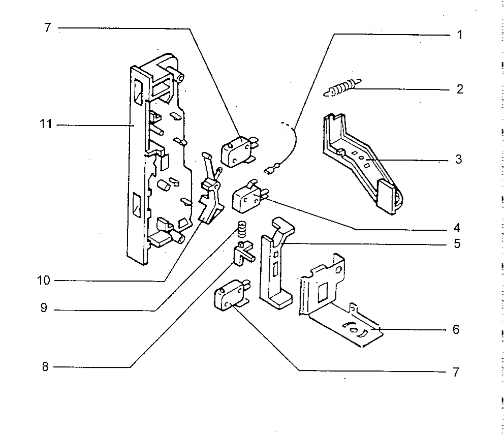 Explosionszeichnung AEG 94700220100 Micromat Duo 21 W GB