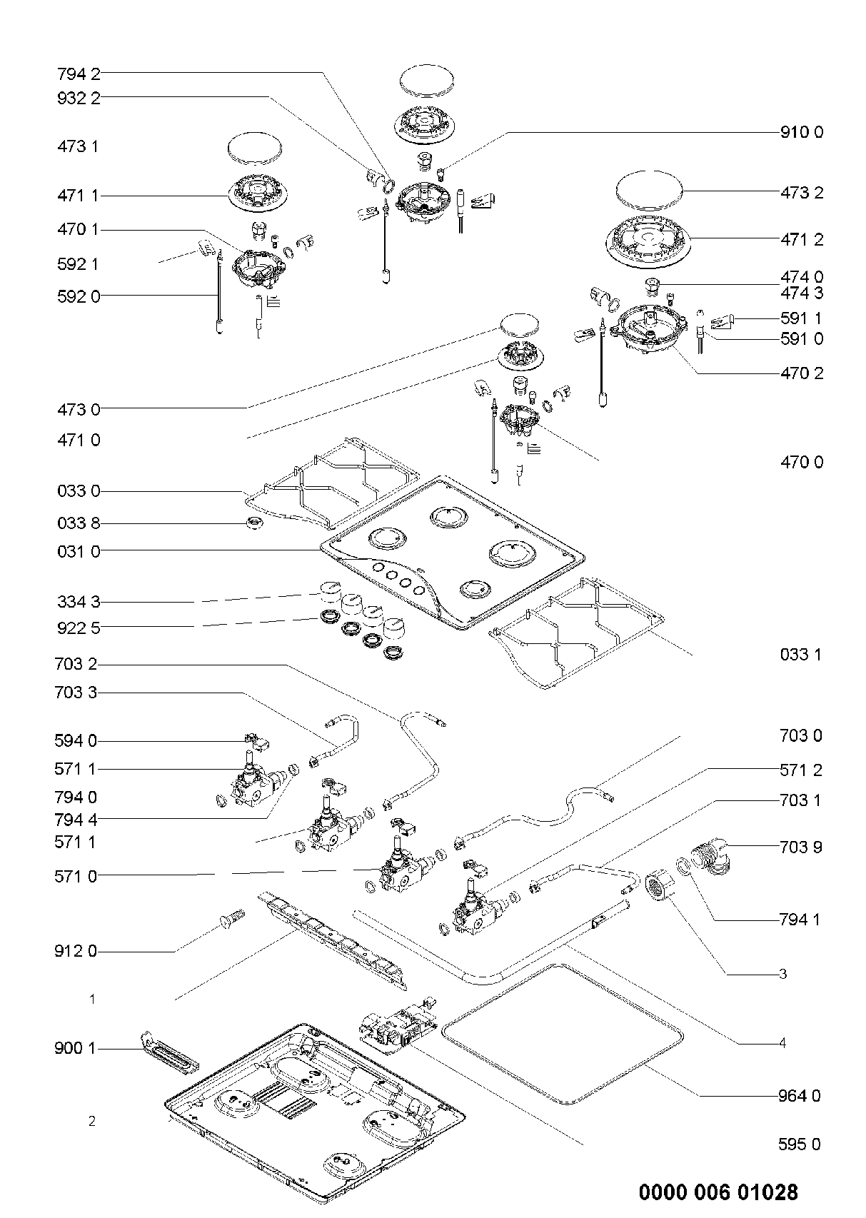 Explosionszeichnung Ikea 854178010603 HB G25 S