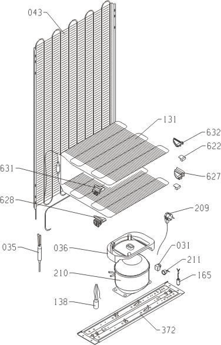 Explosionszeichnung Gorenje 393935 RK60319OC Explosionszeichnung Gorenje 393935 RK60319OC
