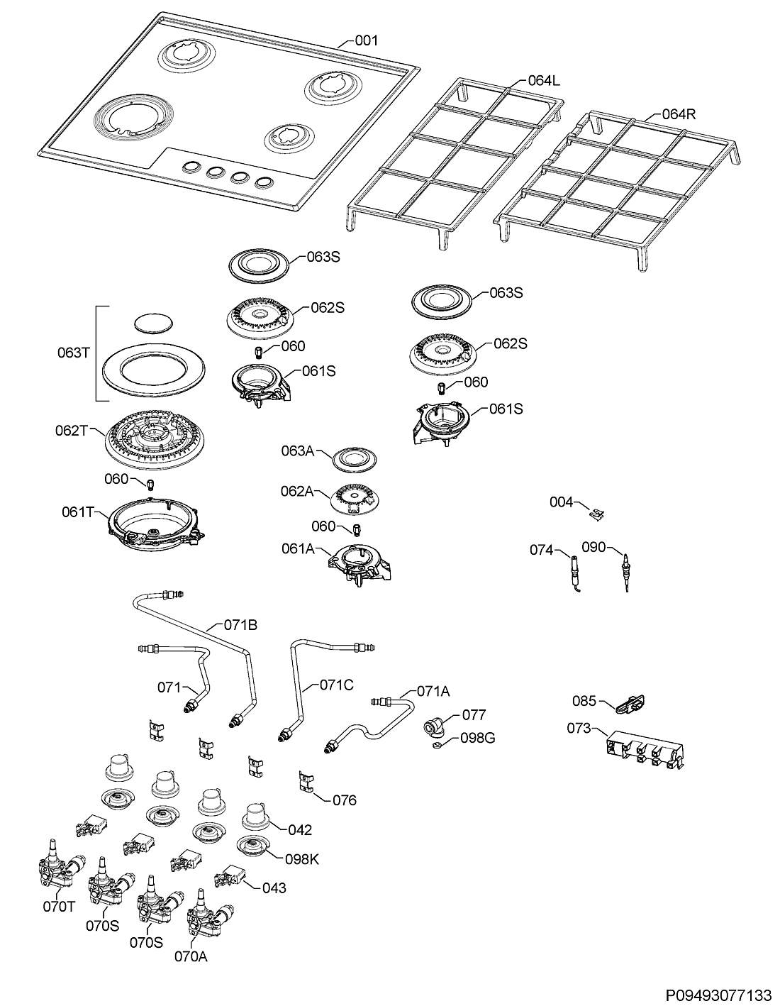 Explosionszeichnung Ikea 94964052200 MATMC4SSIG
