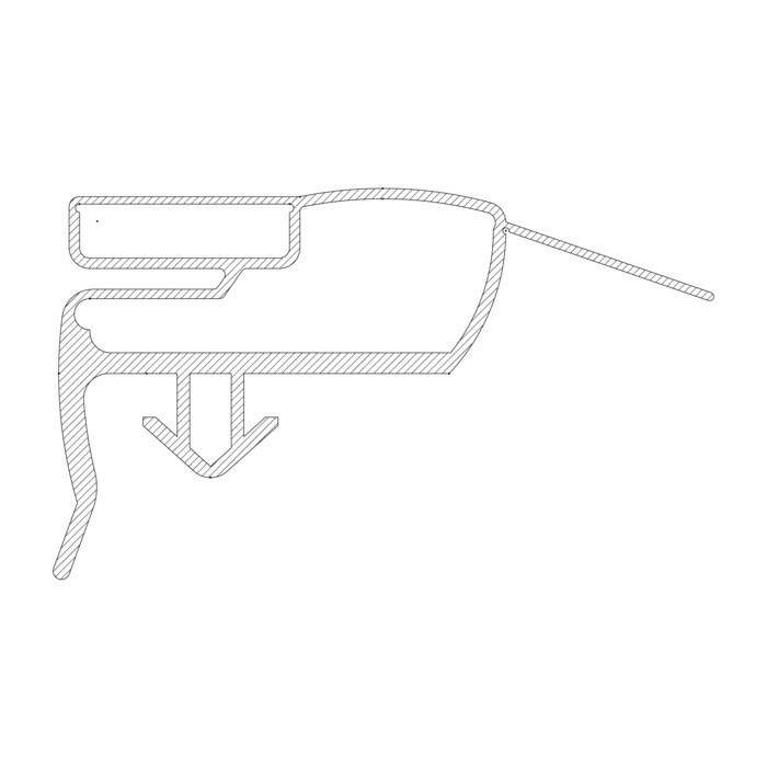 AEG Electrolux 2248016103 Dichtung - Magnetdichtung,kühlteil