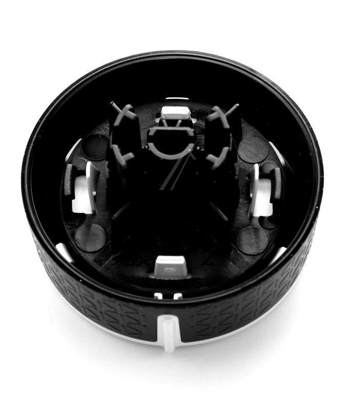 Whirlpool Indesit 488000729687 Knopf Taste - C00729687 knob assy-natis,wht,wht,blk