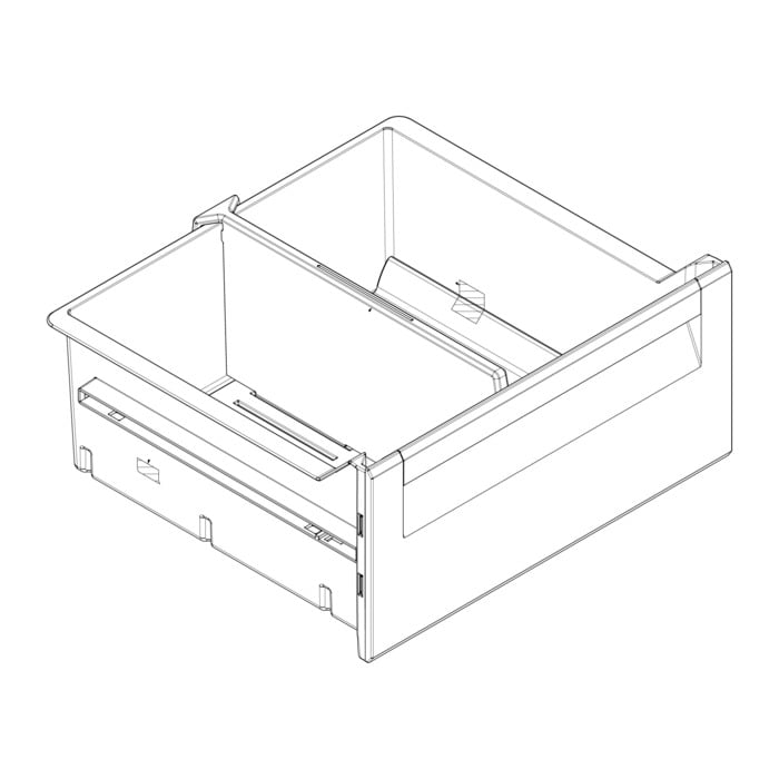 AEG Electrolux 140060247107 Gemüsefach - Gemüsekasten,,neutral,