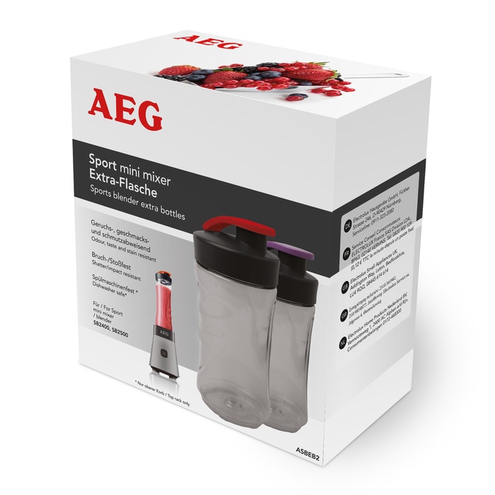 AEG Electrolux 9001681098 Trinkwasserkrug - Asbeb2 zusatzflaschen sport, 2 x 300 ml