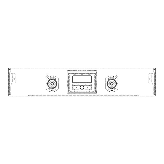 AEG Electrolux 3578780052 Bedienteilblende - Bedienblende,inox,60cm, set,2k