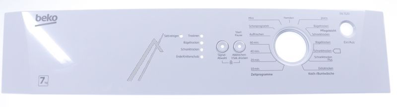 Arcelik Grundig Beko C00930082 Bedienteilblende - 2970209089 programmschalter Arcelik Grundig Beko C00930082 Bedienteilblende - 2970209089 programmschalter