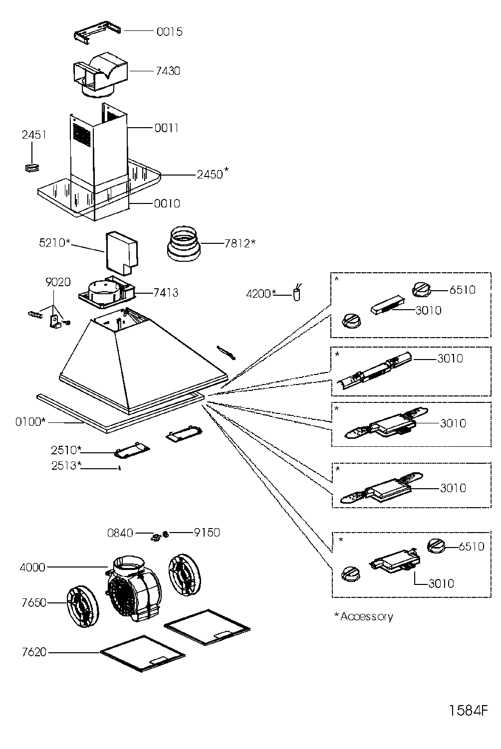 Explosionszeichnung Ikea 857942801001 HOO C00 W Explosionszeichnung Ikea 857942801001 HOO C00 W